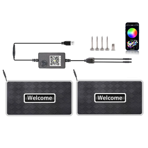 NeonRide™ Custom Name Car Mat
